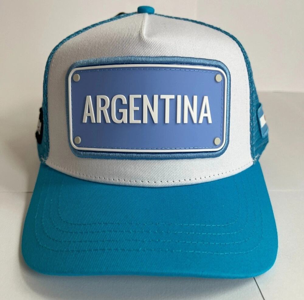 Official FIFA World Cup 2026 Argentina Trucker Hat Snapback Cap NWT Messi Team